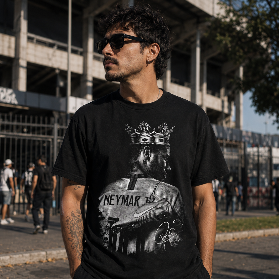 Polera Neymar Rey de Brasil