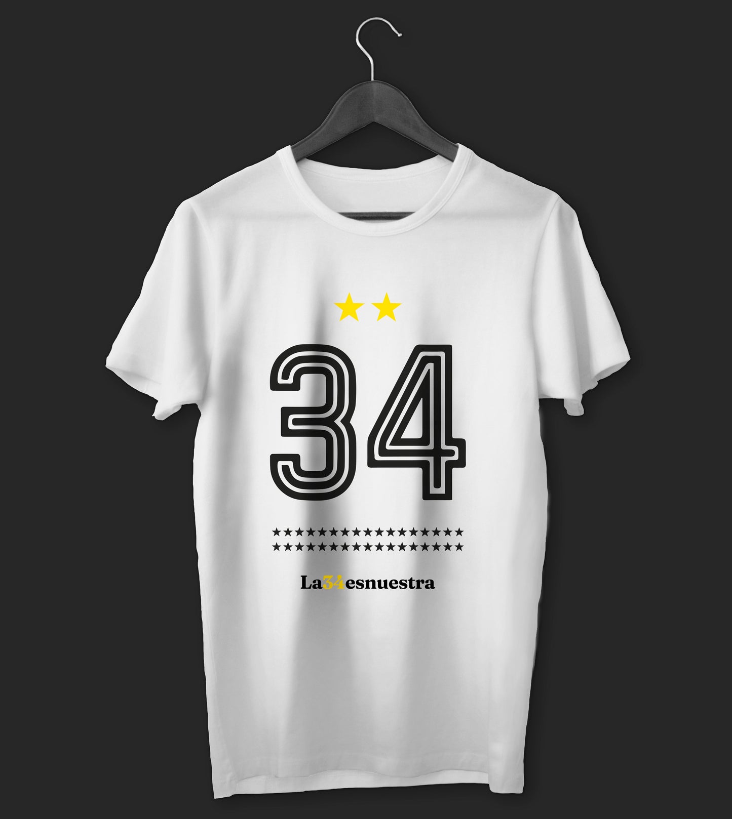 Polera Colo Colo/ 34 Campeón / 34 copas