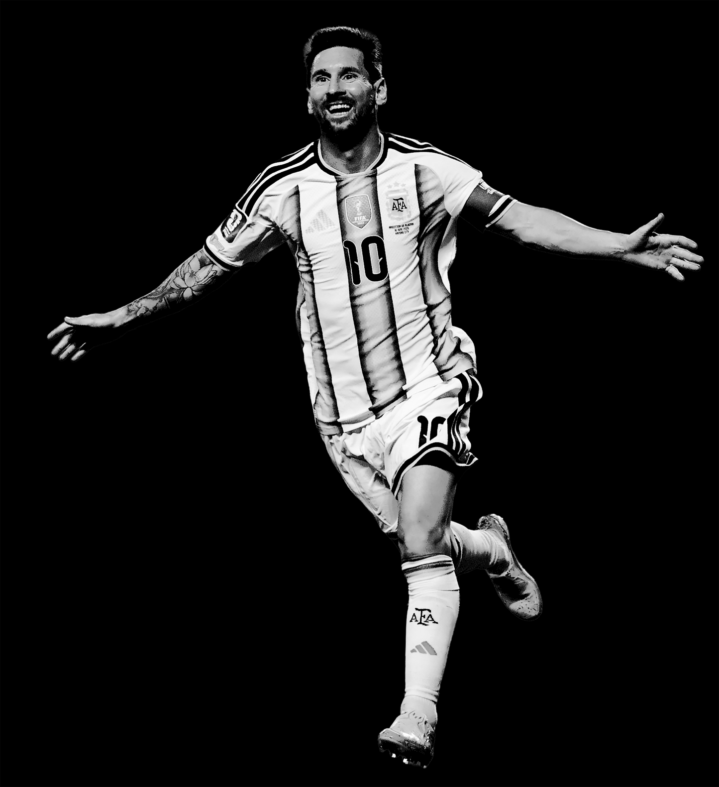 Polera Messi Eterno / Copa del Mundo